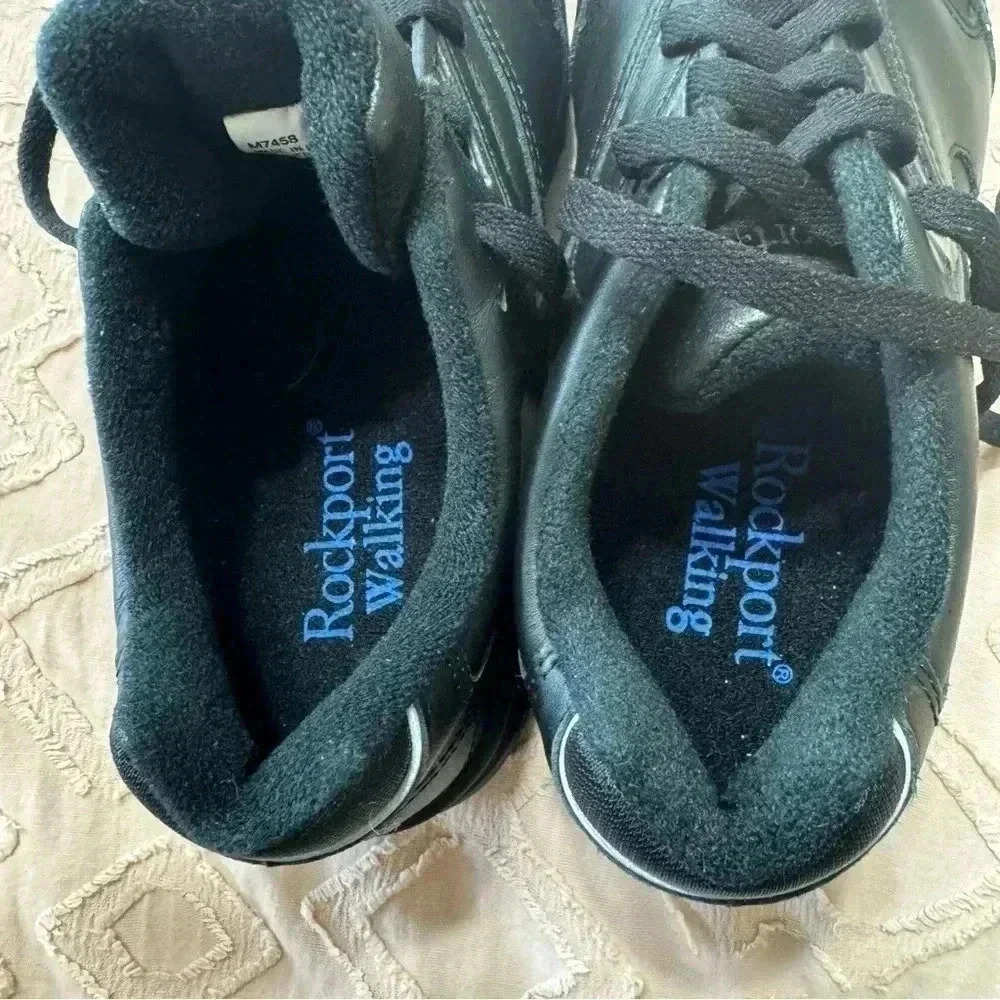 MEN’s ROCKPORT WALKING HYTREL SHOES SIZE 7 BLACK NWOB - Picture 6 of 7